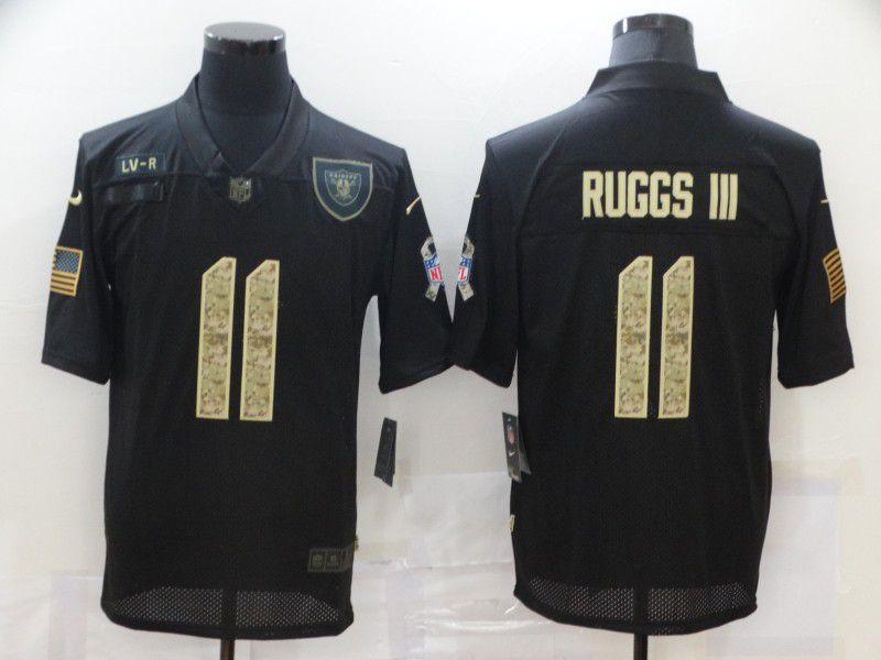 Men Oakland Raiders #11 Ruggs iii Black camo Lettering 2020 Nike NFL Jersey->oakland raiders->NFL Jersey
